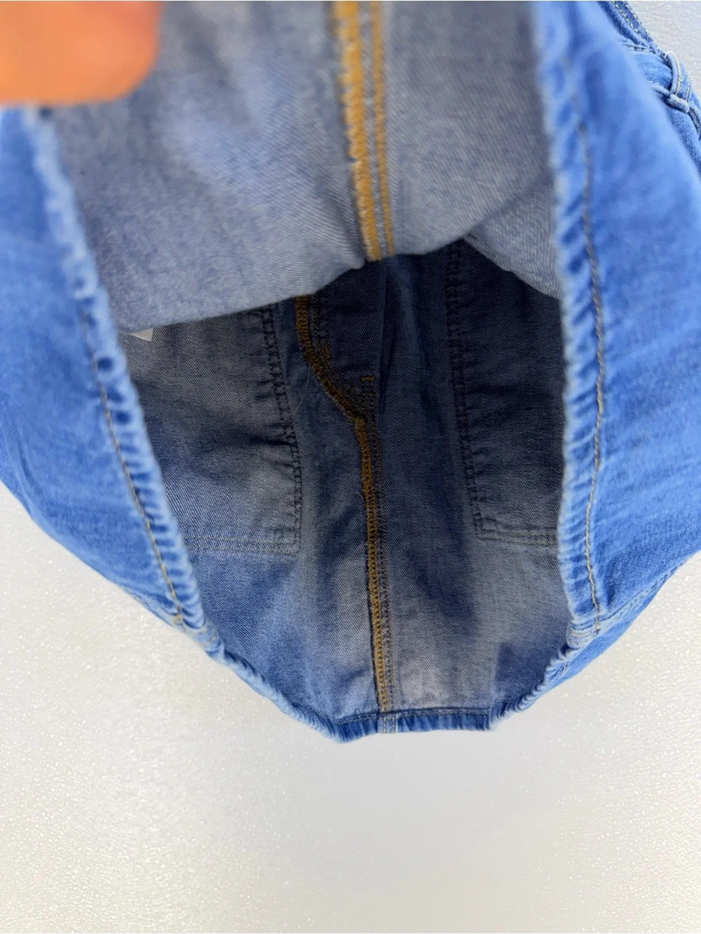OshKosh B’gosh Girls Denim‎ Overall Jumper Dress Size 12/12A Blue Jean